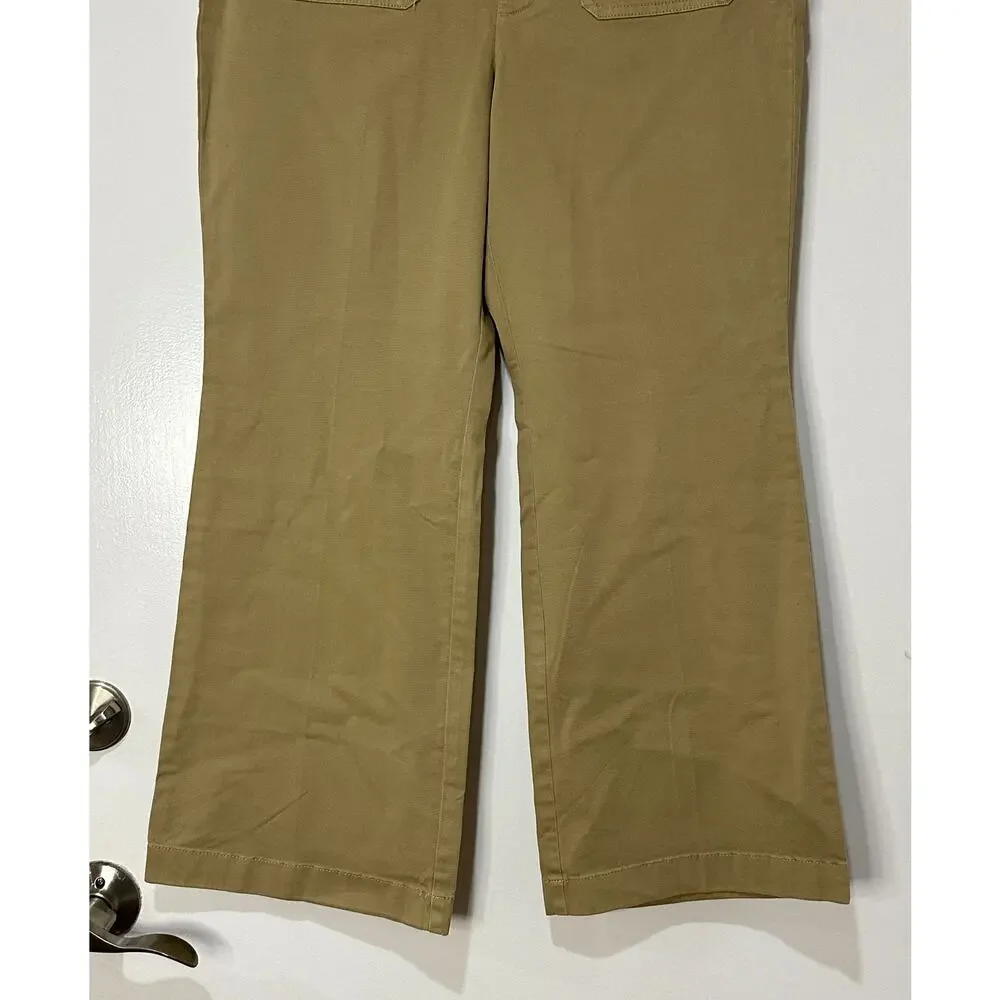 J. Crew Women's Khaki Stretch Pants Size 30 NWT Preppy Minimalist School
